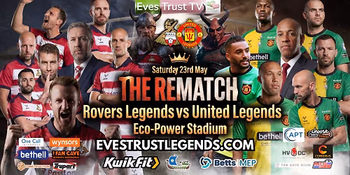 Eve\u2019s Trust Legends Match 2026 | Doncaster Legends vs United Legends