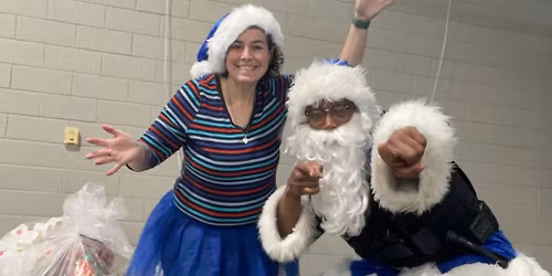 Baytown Blue Santa Wrap Day
