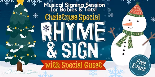 Christmas Special Rhyme and Sign 