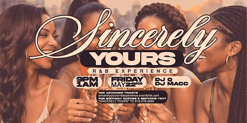 Sincerely Yours R&B Experience