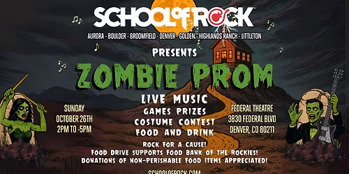 School of Rock Colorado ZOMBIE PROM