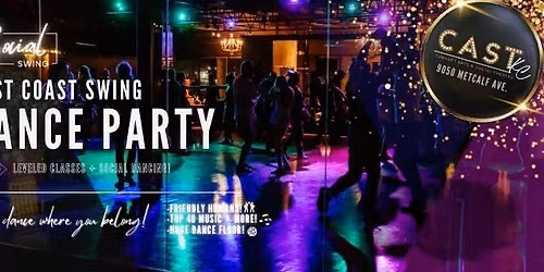 West Coast Swing Dance | Leveled Classes and Dance Party!