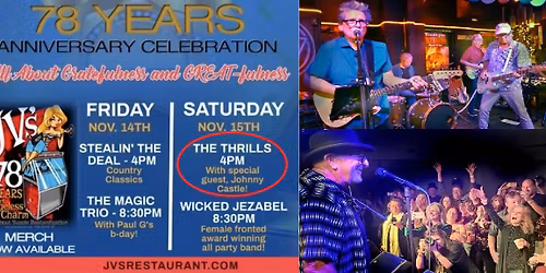 Thrills + Johnny Castle @ JVs 78th Anniversary Show