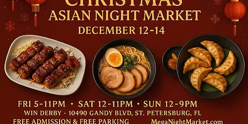 Christmas Asian Mega Night Food Market & Concert