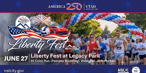 Liberty Fest at Legacy: 5K Color Run, Volleyball & Fun