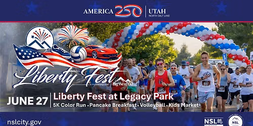 Liberty Fest at Legacy: 5K Color Run, Volleyball & Fun