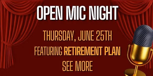 Open Mic Night at On Cloud Wine with Bob and Kevin of Retirement Plan 
