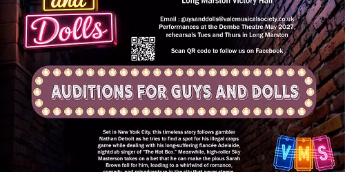 Guys & Dolls Principles Auditions