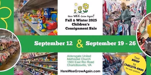 Here WEE Grow Again's Fall 2026 Sale