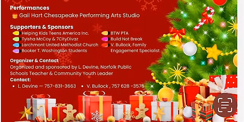 Christmas Community Giveaway at Booker T Washington High School