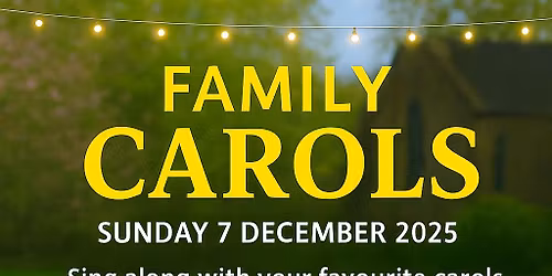Family Carols in the gardens of Hoskins Memorial Uniting Church Lithgow