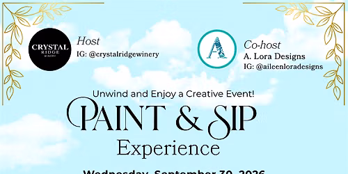 Wine, Cheese & Grapes Themed, Paint and Sip Class