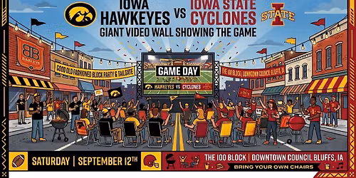 Iowa State vs Iowa Block Party