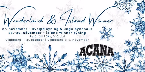 Winter Wonderland s\u00fdning HRF\u00cd