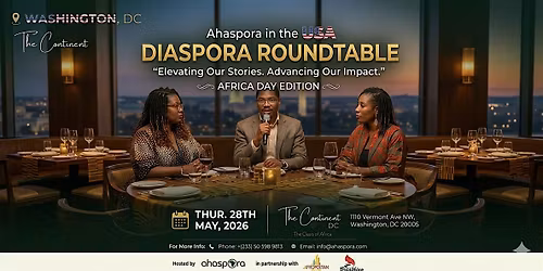 Diaspora Roundtable (USA): Africa Day Edition