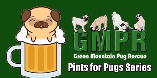 Vermont Pug Meet-Up Pints for Pugs