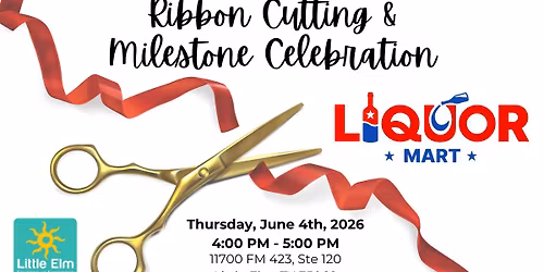 Ribbon Cutting - Liquor Mart
