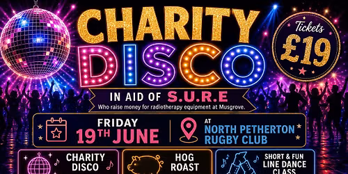 CHARITY DISCO in aid of S.U.R.E