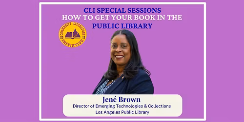 CLI SPECIAL SESSIONS with Jen\u00e9 Brown