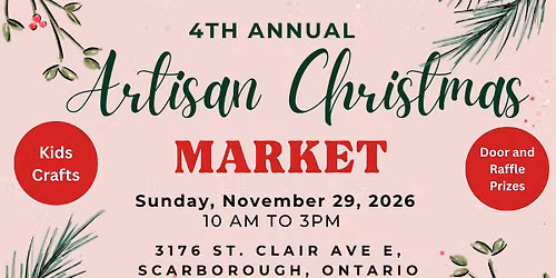 4th Annual Christmas Artisan Market