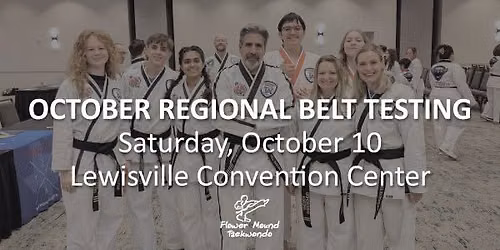 October Regional Belt Testing