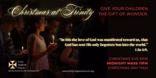 Christmas Day service at Trinity Anglican Church