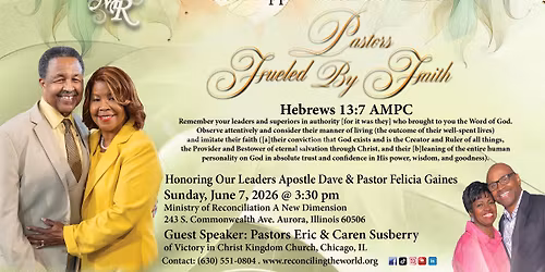 Pastor Appreciation Celebration