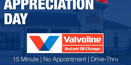 \ud83d\ude97\ud83c\udf89\ud83c\udfc1CUSTOMER APPRECIATION EVENT\ud83c\udfc1\ud83c\udf89\ud83d\ude97 50% off ANY oil change! One day only! Friday, Nov 14th!