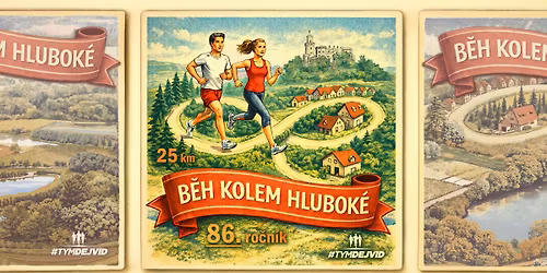86 ro\u010dn\u00edk B\u011bh Kolem Hlubok\u00e9 - 25 KM