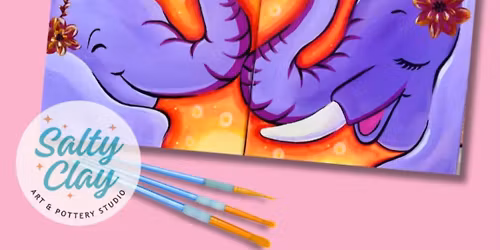 "Trunks of Love ", May 8th, Kids Canvas Painting! 