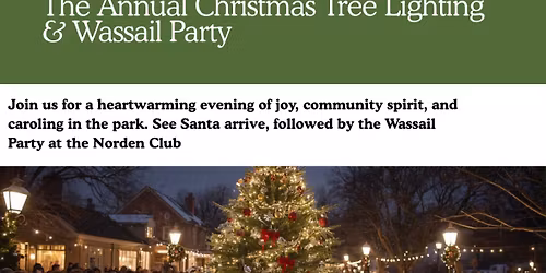 Christmas Tree Lighting & Wassail Party