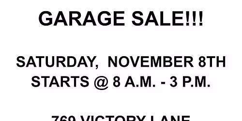 Garage Sale