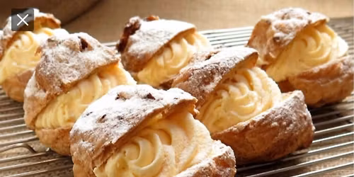 Eclair & cream puff- making class
