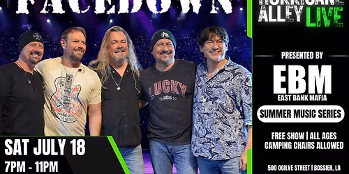 Hurricane Alley LIVE Presents: FACEDOWN