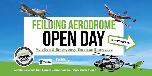 Feilding Aerodrome Open Day: Aviation and Emergency Services Showcase