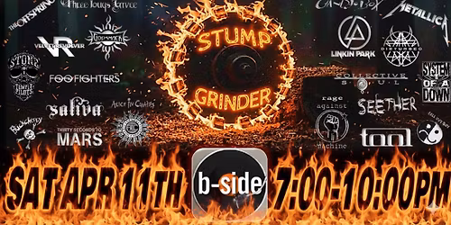 Stump Grinder Band's Rockin' debut at b-side (Free Entry)