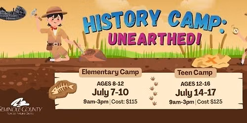 History Camp: Unearthed! Teens' Camp