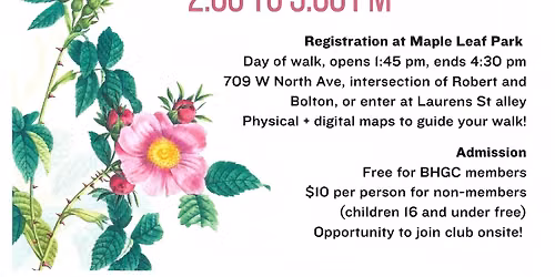 Bolton Hill Garden Club Garden Walk