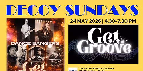 Dance Bangers | Sunset River Cruise | The Decoy Paddle Steamer | Sunday 24 May  2026 | 4.30-7.30pm