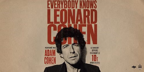 Le FIJM pr\u00e9sente : Cohen sings Cohen