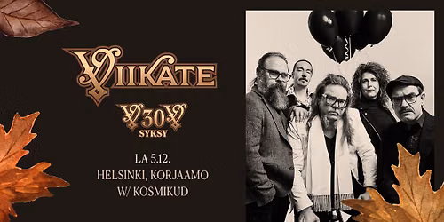 Viikate 30 V -juhlakiertue, Kosmikud (EE)