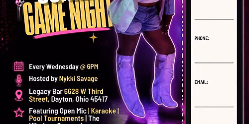 Open Mic Comedy Game Night with Nykki Savage
