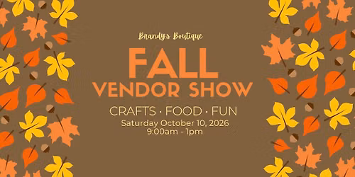 Brandy\u2019s Boutique Fall Vendor Show