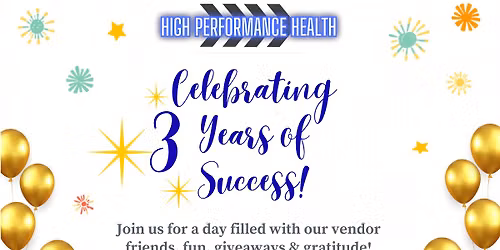 3 Year Anniversary Party