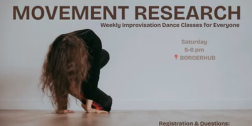 MOVEMENT RESEARCH \/ Improvisation Dance Classes in Antwerp