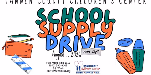 FCCC School Supply Drive