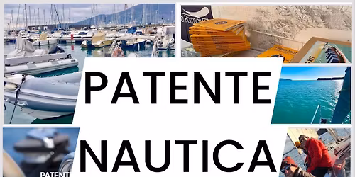 Patente nautica Entro 12 mg dal 3 marzo 2026 ore 19 tutte le sere in aula e online