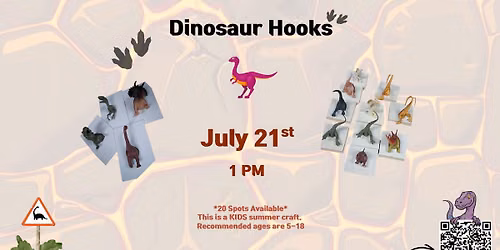 Dinosaur Hooks