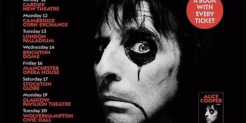 Alice Cooper - Devil on My Shoulder Book at Stockton Globe Theatre