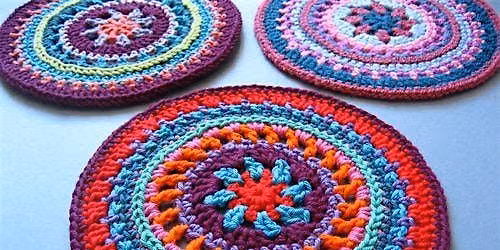 Crochet Summer Mandala\u2019s -Patterns and working in the round